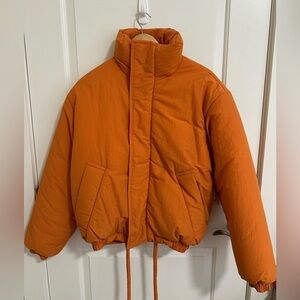 Acne Studios Orange Puffer Jacket